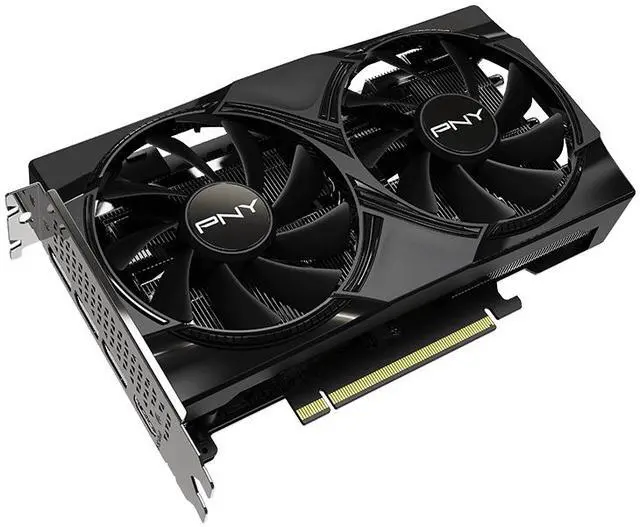 PNY Dual Fan OC GeForce RTX 5060 8GB GDDR7 PCI Express 5 0 x8 ATX Graphics Card RTX 5060 Overclocked Dual Fan GPU