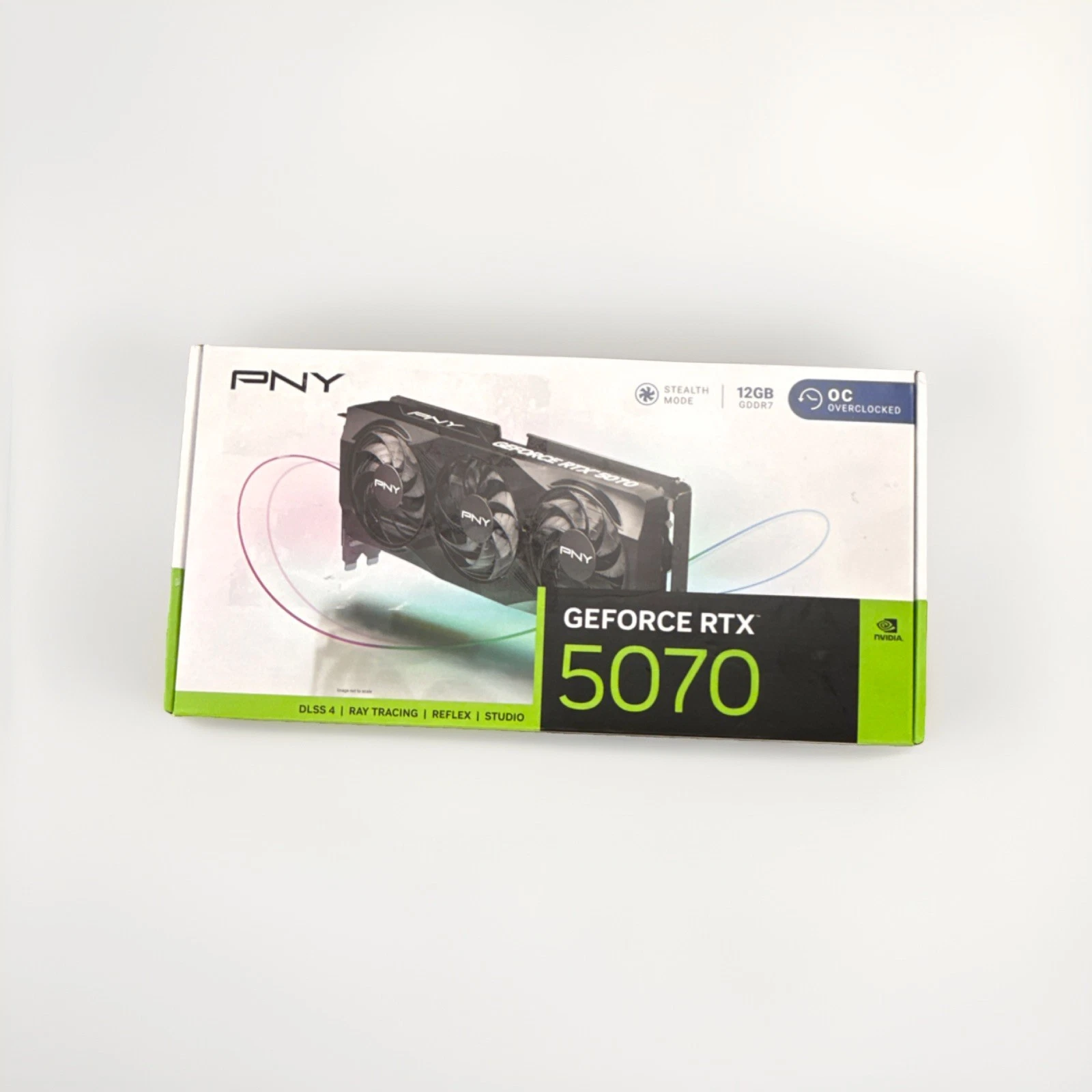 PNY GeForce RTX 5070 OC 12GB GDDR7 Triple Fan PCIe 5 0 Graphics Card