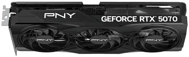 Tarjeta gráfica PNY GeForce RTX 5070 OC de 12 GB, 192 bits GDDR7, PCI Express 5.0, DLSS 4.0