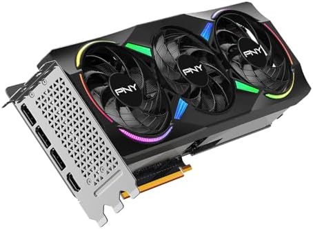 PNY GeForce RTX 5070 Ti Epic X ARGB OC Triple Fan  Graphics Card  16GB GDDR7  256 Bit  2640 MHz Boost  PCIe 5 0  HDMI/DP 2 1  NVIDIA Blackwell  DLSS 4