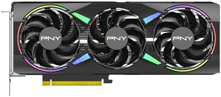 PNY GeForce RTX 5070 Ti Epic X ARGB OC Triple Fan  Graphics Card  16GB GDDR7  256 Bit  2640 MHz Boost  PCIe 5 0  HDMI/DP 2 1  NVIDIA Blackwell  DLSS 4