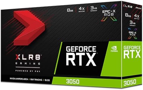 PNY GeForce RTX  3050 8GB Verto Dual Fan Graphics Card