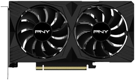 PNY GeForce RTX  4060 8GB Verto  Dual Fan Graphics Card DLSS 3  128 bit  PCIe 4 0  GDDR6  HDMI/DisplayPort  Supports 4k  2 Slot