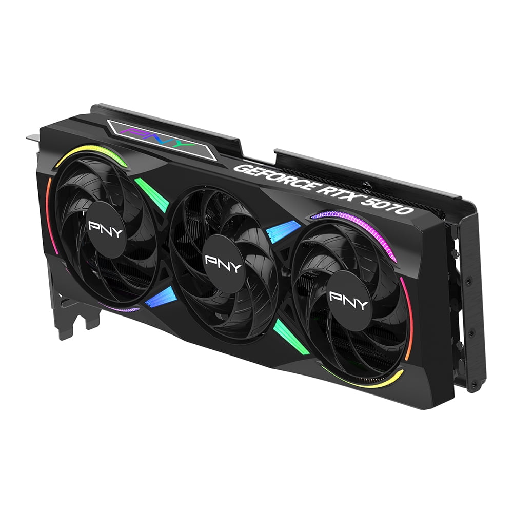 PNY GeForce rtxTM 5070 Epica-x argbTM Overclocked Triple Fan GPU DLSS4