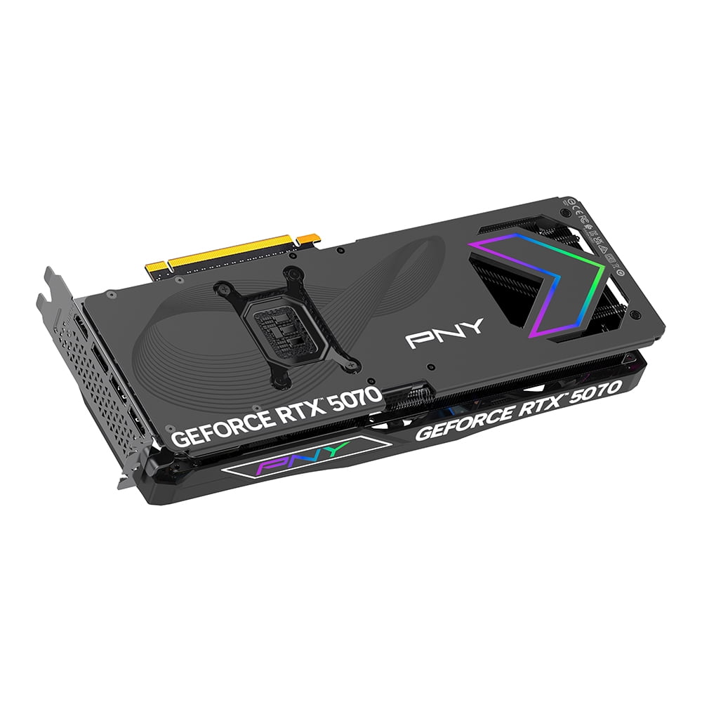 PNY GeForce rtxTM 5070 Epica-x argbTM Overclocked Triple Fan GPU DLSS4