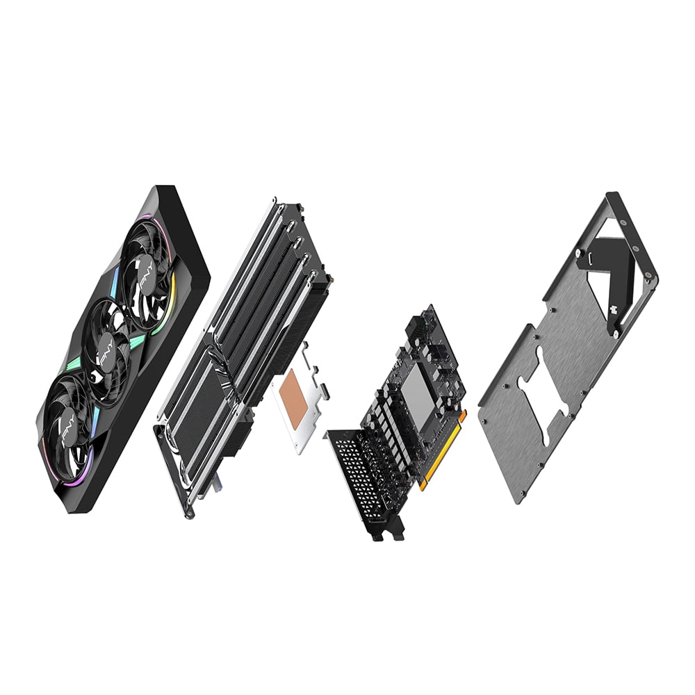 PNY GeForce rtxTM 5070 Epica-x argbTM Overclocked Triple Fan GPU DLSS4