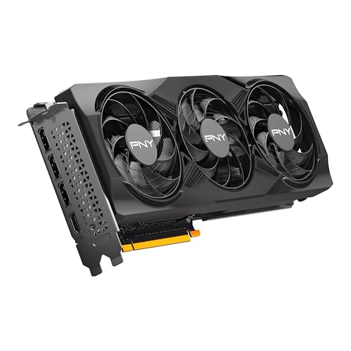 PNY NVIDIA GeForce RTX 5070 12GB Overclocked Triple Fan Graphics Card DLSS 4 PCIe 5 0 HDMI /DP 2 1 2 4 Slot
