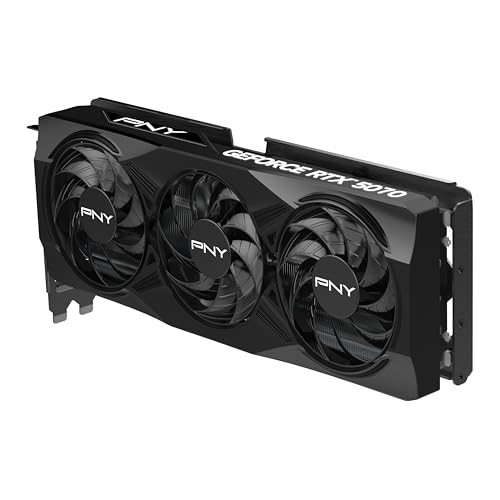 PNY NVIDIA GeForce RTX 5070 12GB Overclocked Triple Fan Graphics Card DLSS 4 PCIe 5 0 HDMI /DP 2 1 2 4 Slot