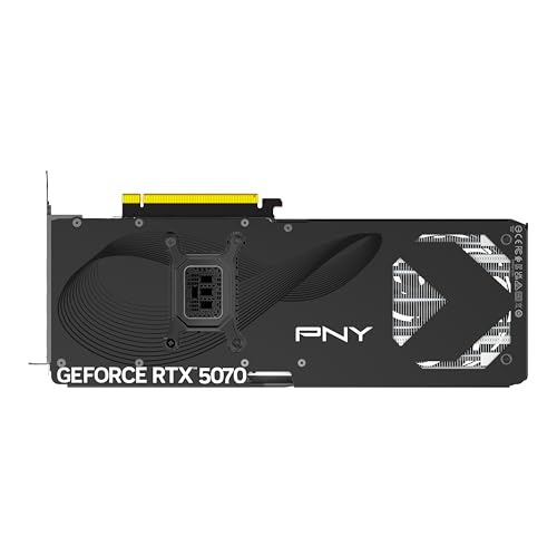 PNY NVIDIA GeForce RTX 5070 12GB Overclocked Triple Fan Graphics Card DLSS 4 PCIe 5 0 HDMI /DP 2 1 2 4 Slot