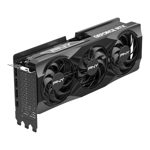 PNY NVIDIA GeForce RTX  5070 Ti 16GB Overclocked Triple Fan Graphics Card  DLSS 4  PCIe  5 0  HDMI /DP 2 1  2 9 Slot