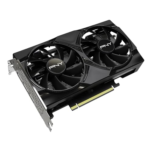 PNY NVIDIA GeForce RTX  5060 8GB Overclocked Dual Fan Graphics Card  DLSS 4  PCIe  5 0  HDMI /DP 2 1  2 Slot
