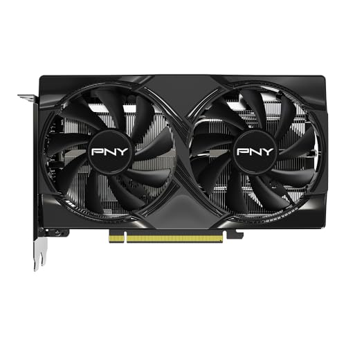 PNY NVIDIA GeForce RTX  5060 8GB Overclocked Dual Fan Graphics Card  DLSS 4  PCIe  5 0  HDMI /DP 2 1  2 Slot
