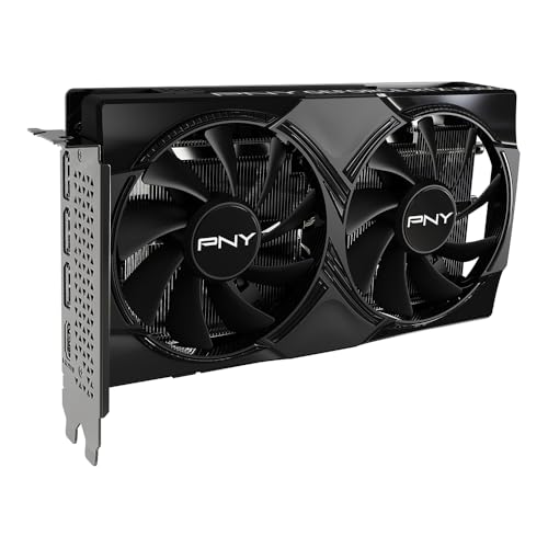 PNY NVIDIA GeForce RTX  5060 8GB Overclocked Dual Fan Graphics Card  DLSS 4  PCIe  5 0  HDMI /DP 2 1  2 Slot