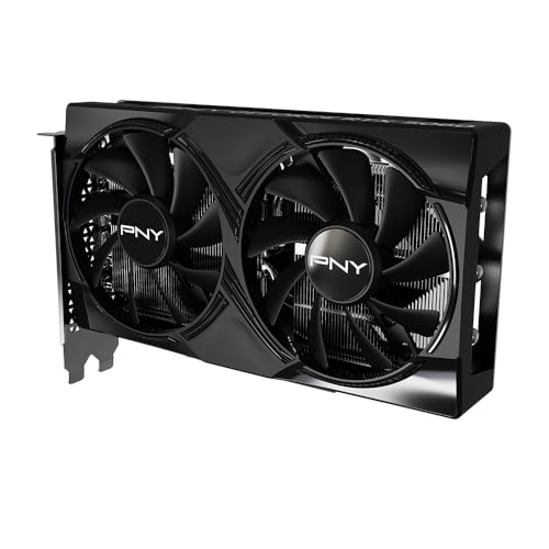 PNY NVIDIA GeForce RTX  5060 8GB Overclocked Dual Fan Graphics Card  DLSS 4  PCIe  5 0  HDMI /DP 2 1  2 Slot