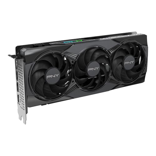 PNY NVIDIA GeForce RTX  5060 8GB ARGB Overclocked Triple Fan Graphics Card  DLSS 4  PCIe  5 0  HDMI /DP 2 1  2 Slot  Epic X  RGB Lighting 