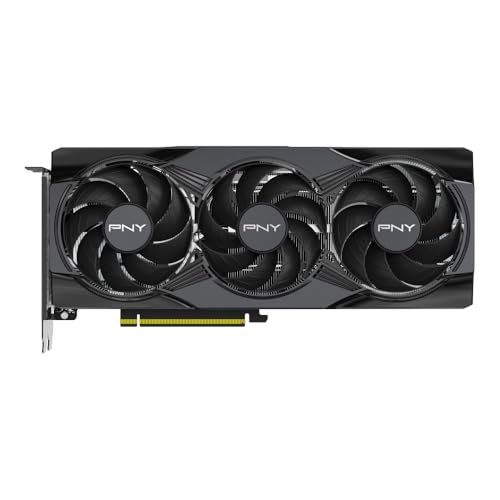 PNY NVIDIA GeForce RTX  5060 8GB ARGB Overclocked Triple Fan Graphics Card  DLSS 4  PCIe  5 0  HDMI /DP 2 1  2 Slot  Epic X  RGB Lighting 