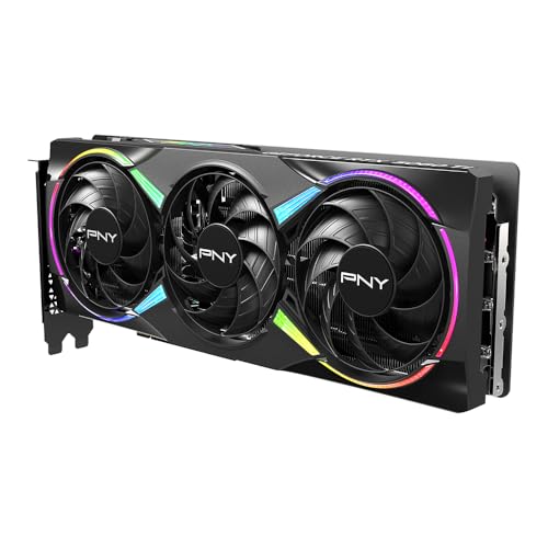 PNY NVIDIA GeForce RTX  5060 Ti Epic X  ARGB OC Triple Fan  Graphics Card  16GB GDDR7  128 bit  Boost Speed 2692 MHz  SFF Ready  PCIe  5 0  HDMI /DP 2 1  2 Slot  NVIDIA Blackwell Architecture  DLSS 4