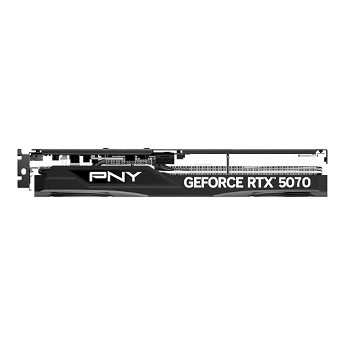 PNY NVIDIA GeForce RTX  5070 OC Triple Fan  Graphics Card  12GB GDDR7  192 bit  Boost Speed  2587 MHz  SFF Ready  PCIe  5 0  HDMI /DP 2 1  2 4 Slot  NVIDIA Blackwell Architecture  DLSS 4