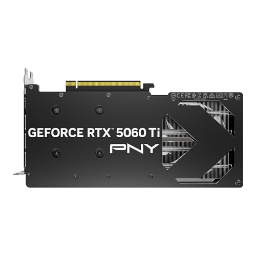 PNY NVIDIA GeForce RTX  5060 Ti OC Dual Fan  Graphics Card  16GB GDDR7  128 bit  Boost Speed  2692 MHz  SFF Ready  PCIe  5 0  HDMI /DP 2 1  2 Slot  NVIDIA Blackwell Architecture  DLSS 4