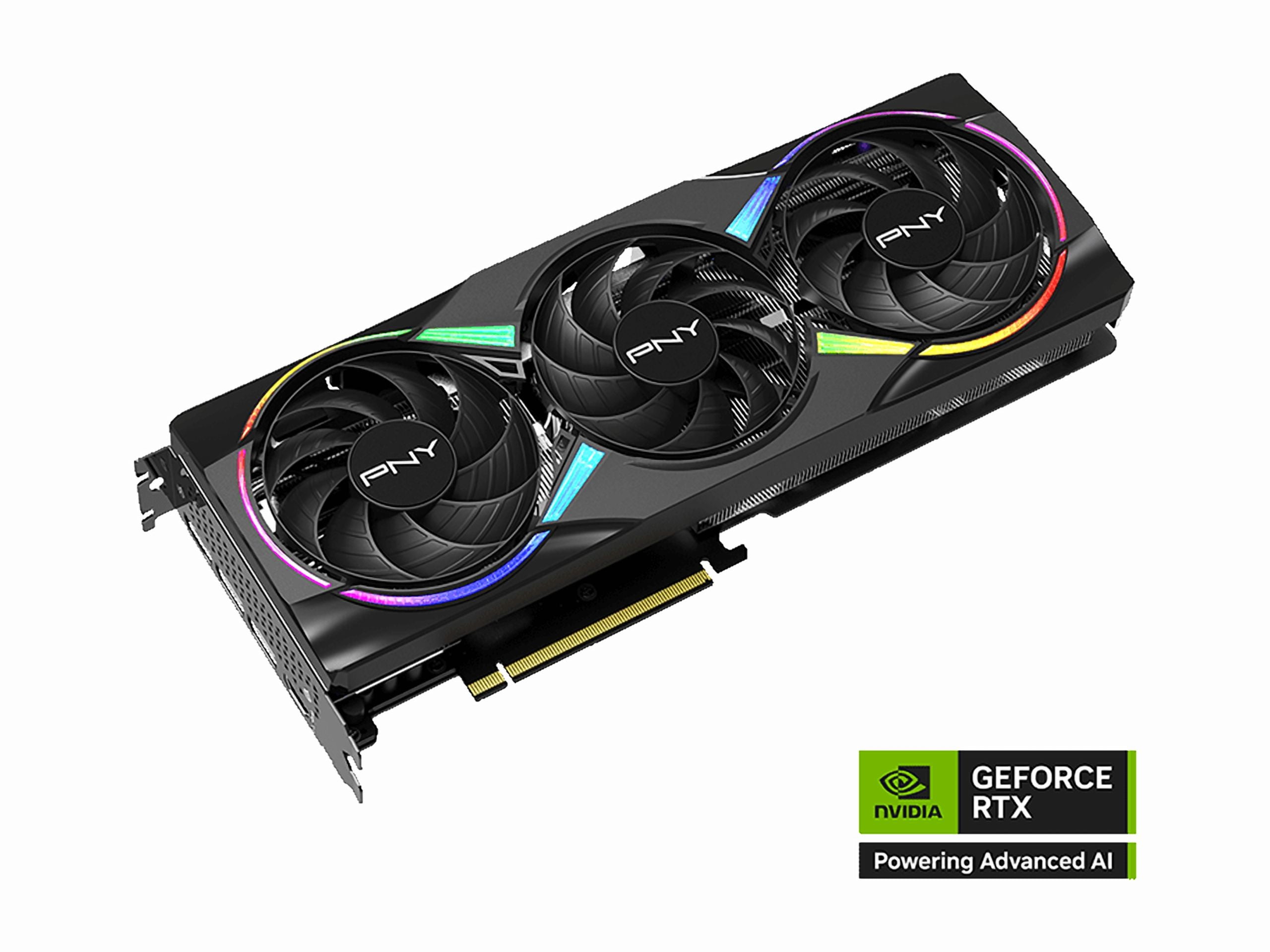 PNY NVIDIA GeForce RTX  5060 Ti Epic X  ARGB OC Triple Fan  Graphics Card 8GB GDDR7  SFF Ready