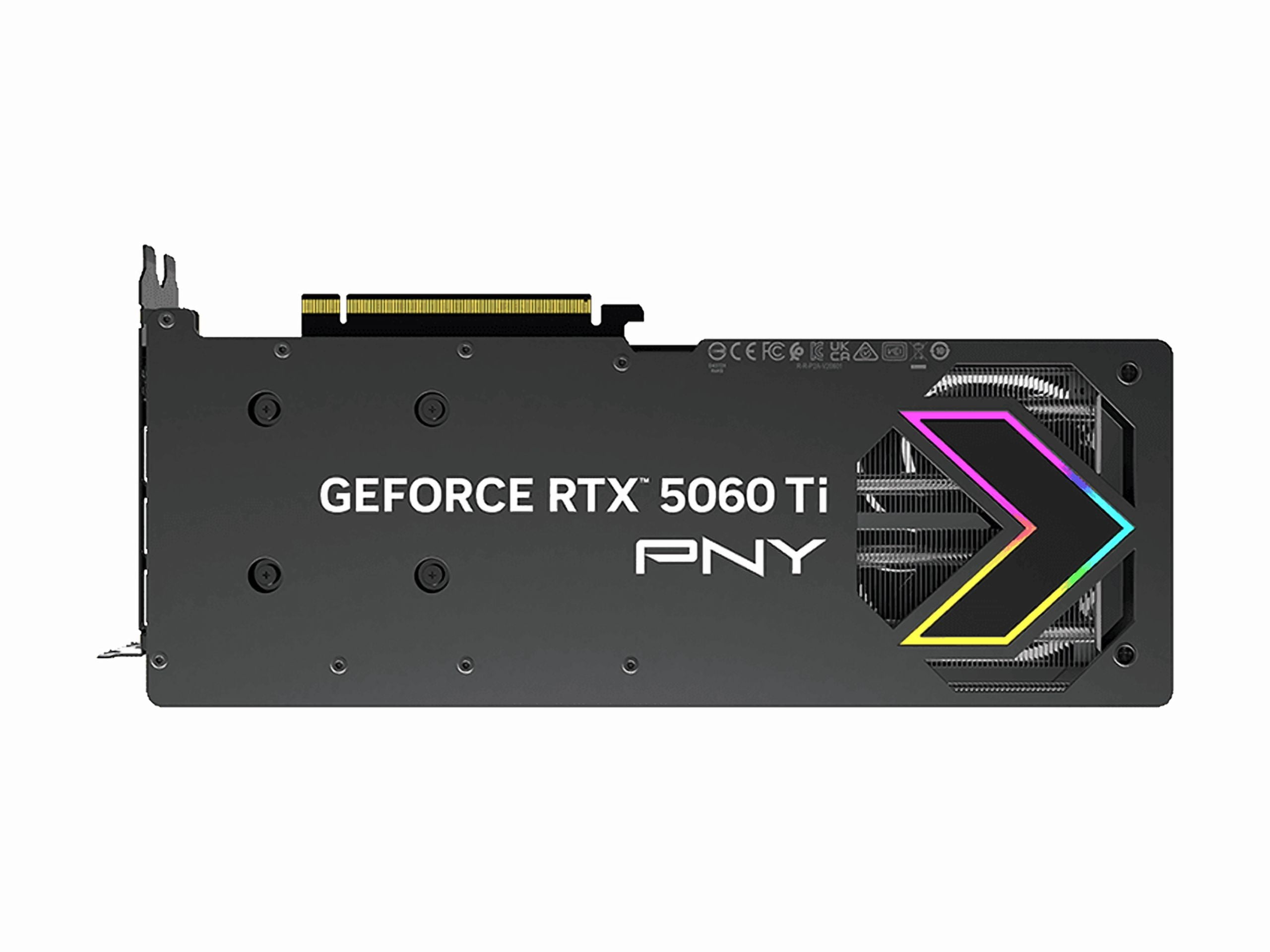 PNY NVIDIA GeForce RTX  5060 Ti Epic X  ARGB OC Triple Fan  Graphics Card 8GB GDDR7  SFF Ready