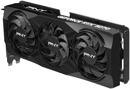 PNY NVIDIA GeForce RTX  5070 OC Triple Fan  Graphics Card  12GB GDDR7  192 bit  Boost Speed  2587 MHz  SFF Ready  PCIe  5 0  HDMI /DP 2 1  2 4 Slot  NVIDIA Blackwell Architecture  DLSS 4 