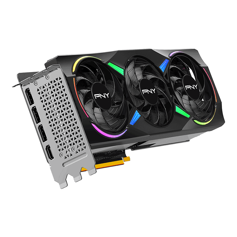 PNY NVIDIA GeForce RTX  5070 Ti Epic X  ARGB OC Triple Fan  Graphics Card 16GB GDDR7  2 98 Slot