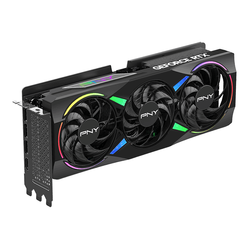 PNY NVIDIA GeForce RTX  5070 Ti Epic X  ARGB OC Triple Fan  Graphics Card 16GB GDDR7  2 98 Slot