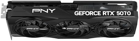 PNY NVIDIA GeForce RTX  5070 OC Triple Fan  Graphics Card  12GB GDDR7  192 bit  Boost Speed  2587 MHz  SFF Ready  PCIe  5 0  HDMI /DP 2 1  2 4 Slot  NVIDIA Blackwell Architecture  DLSS 4 