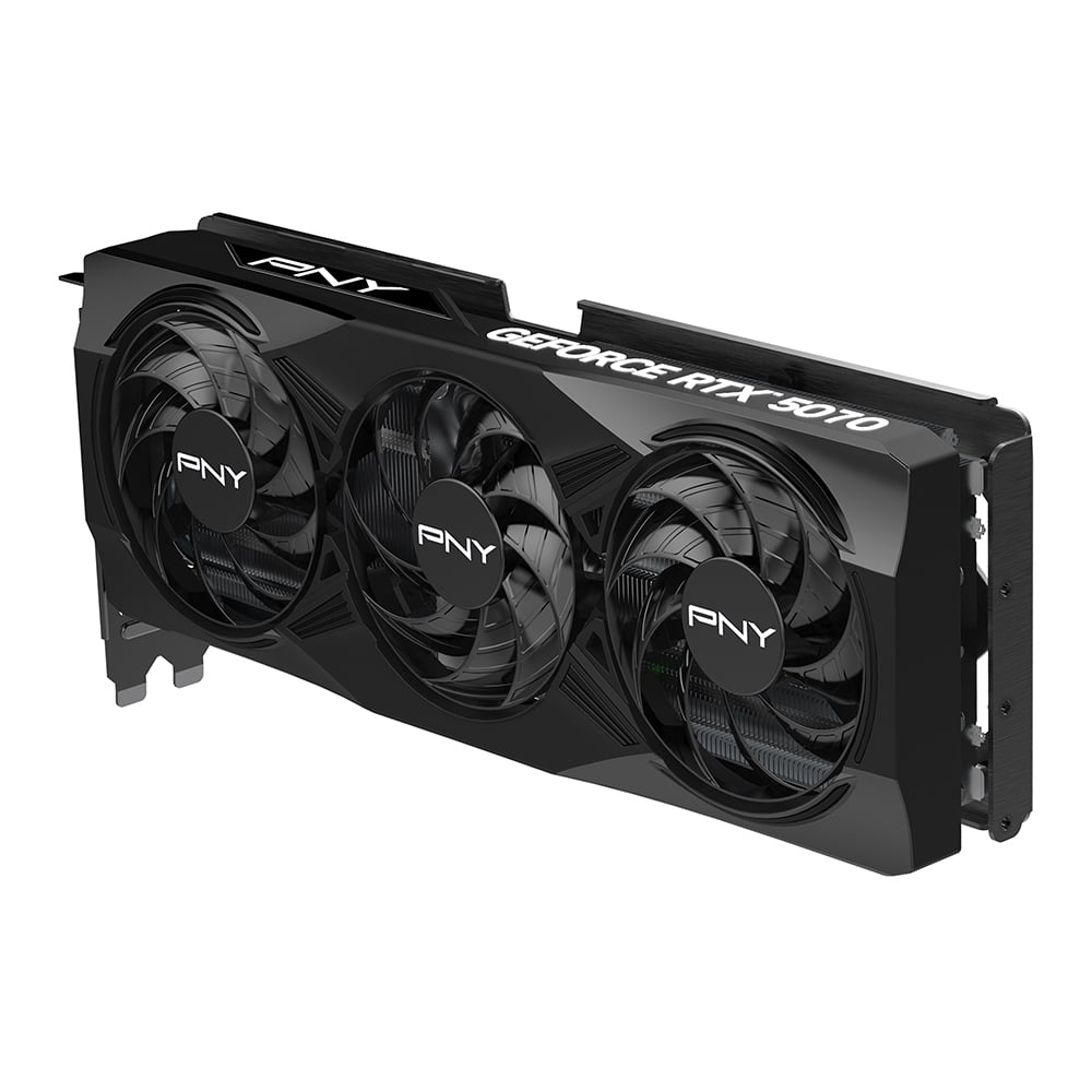 PNY NVIDIA GeForce rtxTM 5070 OC Triple Ventilador, Tarjeta Gráfica 12GB GDDR7, Listo para Sff, Ranura 2.4