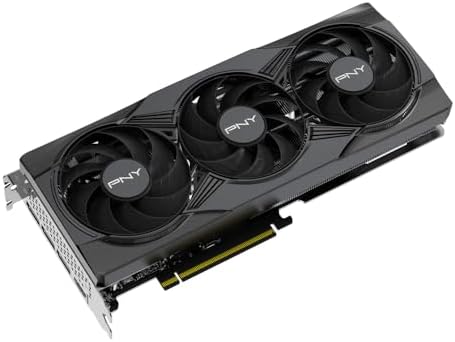 PNY NVIDIA GeForce RTX  5060 Epic X  ARGB OC Triple Fan  Graphics Card  8GB GDDR7  128 bit  SFF Ready  PCIe  5 0  HDMI /DP 2 1  2 Slot  NVIDIA Blackwell Architecture  DLSS 4 
