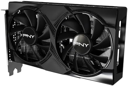 PNY NVIDIA GeForce RTX  5060 Epic X  ARGB OC Triple Fan  Graphics Card  8GB GDDR7  128 bit  SFF Ready  PCIe  5 0  HDMI /DP 2 1  2 Slot  NVIDIA Blackwell Architecture  DLSS 4 