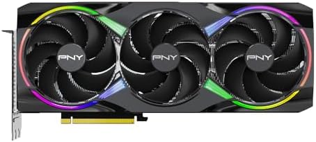 PNY NVIDIA GeForce RTX  5080 Epic X  ARGB OC Triple Fan  Graphics Card  16GB GDDR7  256 bit  Boost Speed  2775 MHz  PCIe  5 0  HDMI /DP 2 1  2 99 Slot  NVIDIA Blackwell Architecture  DLSS 4 