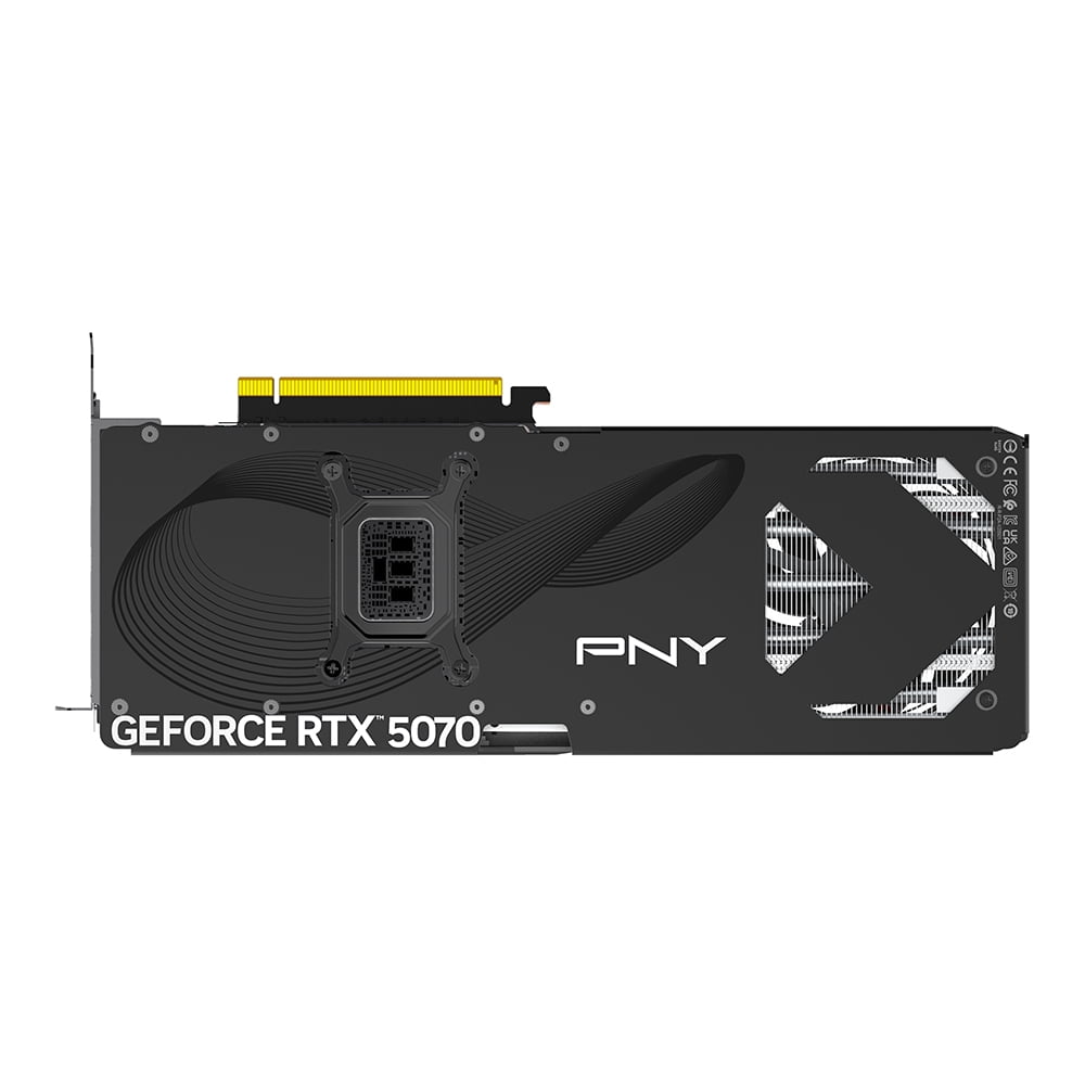 PNY NVIDIA GeForce RTX  5070 OC Triple Fan  Graphics Card 12GB GDDR7  SFF Ready  2 4 Slot