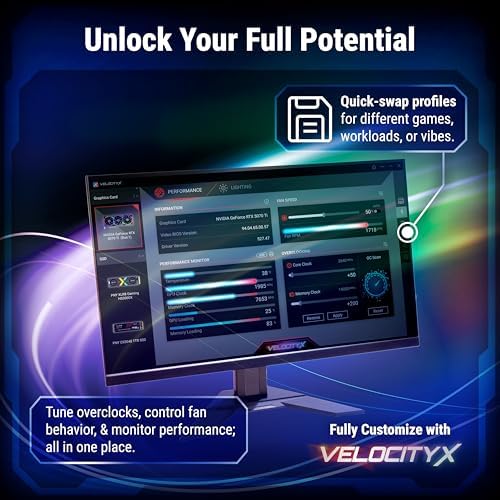 PNY NVIDIA GeForce RTX  5050 Single Fan  Graphics Card  8GB GDDR6  128 bit  SFF Ready  PCIe  5 0  HDMI /DP 2 1  2 Slot  NVIDIA Blackwell Architecture  DLSS 4 