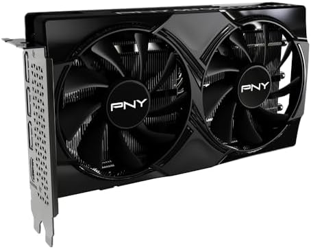 PNY NVIDIA GeForce RTX  5050 Dual Fan  Graphics Card  8GB GDDR6  128 bit  SFF Ready  PCIe  5 0  HDMI /DP 2 1  2 Slot  NVIDIA Blackwell Architecture  DLSS 4 