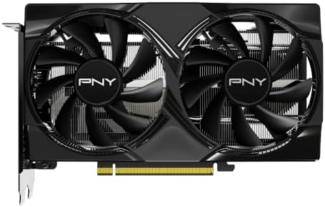 PNY NVIDIA GeForce RTX  5050 Dual Fan  Graphics Card  8GB GDDR6  128 bit  SFF Ready  PCIe  5 0  HDMI /DP 2 1  2 Slot  NVIDIA Blackwell Architecture  DLSS 4 