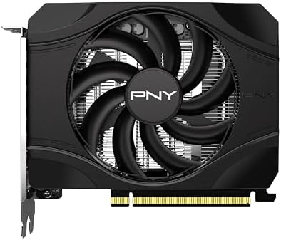 PNY NVIDIA GeForce RTX  5050 Single Fan  Graphics Card  8GB GDDR6  128 bit  SFF Ready  PCIe  5 0  HDMI /DP 2 1  2 Slot  NVIDIA Blackwell Architecture  DLSS 4 