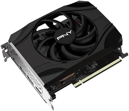 PNY NVIDIA GeForce RTX  5050 Single Fan  Graphics Card  8GB GDDR6  128 bit  SFF Ready  PCIe  5 0  HDMI /DP 2 1  2 Slot  NVIDIA Blackwell Architecture  DLSS 4 