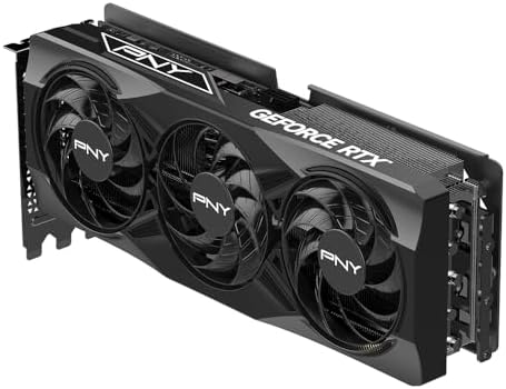 PNY NVIDIA GeForce RTX  5070 Ti OC Triple Fan  Graphics Card  16GB GDDR7  256 bit  Boost Speed  2572 MHz  PCIe  5 0  HDMI /DP 2 1  2 98 Slot  Blackwell Architecture  DLSS 4   Renewed 