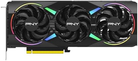 PNY NVIDIA GeForce RTX  5070 Epic X  ARGB OC Triple Fan  Graphics Card  12GB GDDR7  192 bit  Boost Speed  2685 MHz  SFF Ready  PCIe  5 0  HDMI /DP 2 1  2 4 Slot  Blackwell Architecture  DLSS 4 
