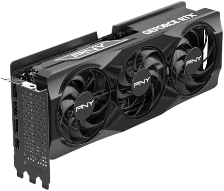 PNY NVIDIA GeForce RTX  5070 Ti OC Triple Fan  Graphics Card  16GB GDDR7  256 bit  Boost Speed  2572 MHz  PCIe  5 0  HDMI /DP 2 1  2 98 Slot  Blackwell Architecture  DLSS 4   Renewed