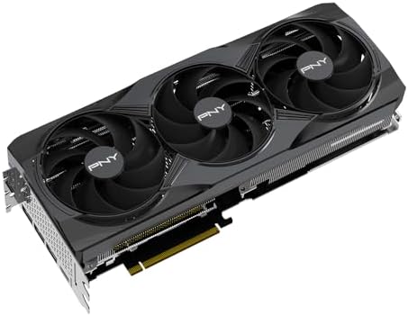 PNY NVIDIA GeForce RTX  5080 OC Triple Fan  Graphics Card  16GB GDDR7  256 bit  Boost Speed  2730 MHz  PCIe  5 0  HDMI /DP 2 1  2 99 Slot  NVIDIA Blackwell Architecture  DLSS 4