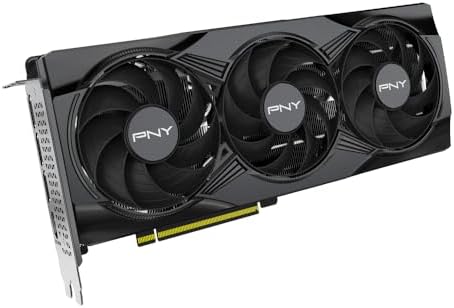 PNY NVIDIA GeForce RTX  5060 Epic X  ARGB OC Triple Fan  Graphics Card  8GB GDDR7  128 bit  SFF Ready  PCIe  5 0  HDMI /DP 2 1  2 Slot  NVIDIA Blackwell Architecture  DLSS 4 