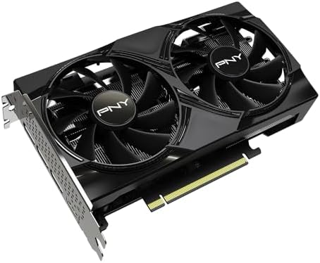 PNY NVIDIA GeForce RTX  5060 OC Dual Fan  Graphics Card  8GB GDDR7  128 bit  SFF Ready  PCIe  5 0  HDMI /DP 2 1  2 Slot  NVIDIA Blackwell Architecture  DLSS 4