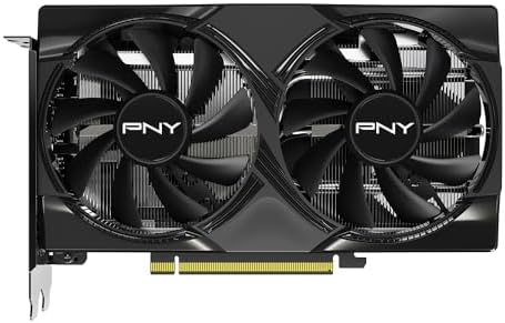 PNY NVIDIA GeForce RTX  5060 OC Dual Fan  Graphics Card  8GB GDDR7  128 bit  SFF Ready  PCIe  5 0  HDMI /DP 2 1  2 Slot  NVIDIA Blackwell Architecture  DLSS 4