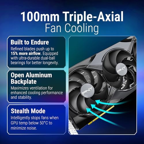 PNY NVIDIA GeForce RTX  5090 OC Triple Fan  Graphics Card  32GB GDDR7  512 bit  Boost Speed  2527 MHz  PCIe  5 0  HDMI /DP 2 1  3 5 Slot  NVIDIA Blackwell Architecture  DLSS 4 