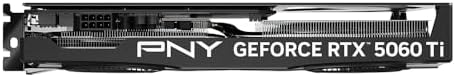 PNY NVIDIA GeForce RTX  5060 Ti OC Dual Fan  Graphics Card  8GB GDDR7  128 bit  Boost Speed  2692 MHz  SFF Ready  PCIe  5 0  HDMI /DP 2 1  2 Slot  NVIDIA Blackwell Architecture  DLSS 4 