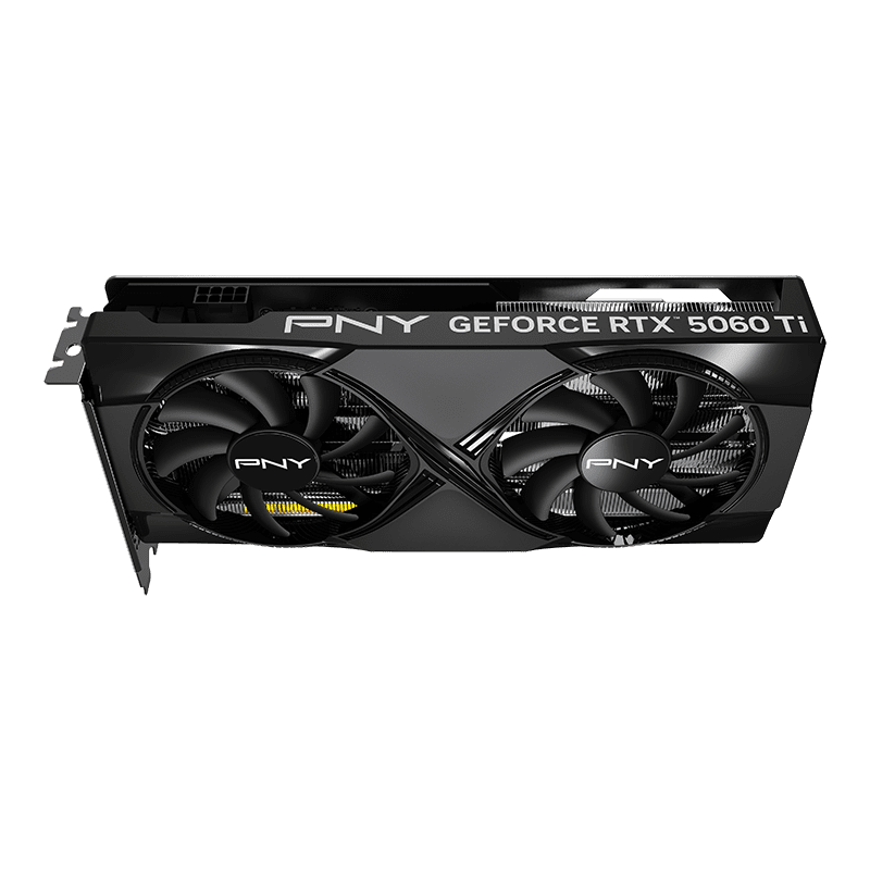 PNY NVIDIA GeForce rtxTM 5060 Ti OC Ventilador Dual  Tarjeta Gráfica 16GB GDDR7  Listo para Sff  2 Ranuras