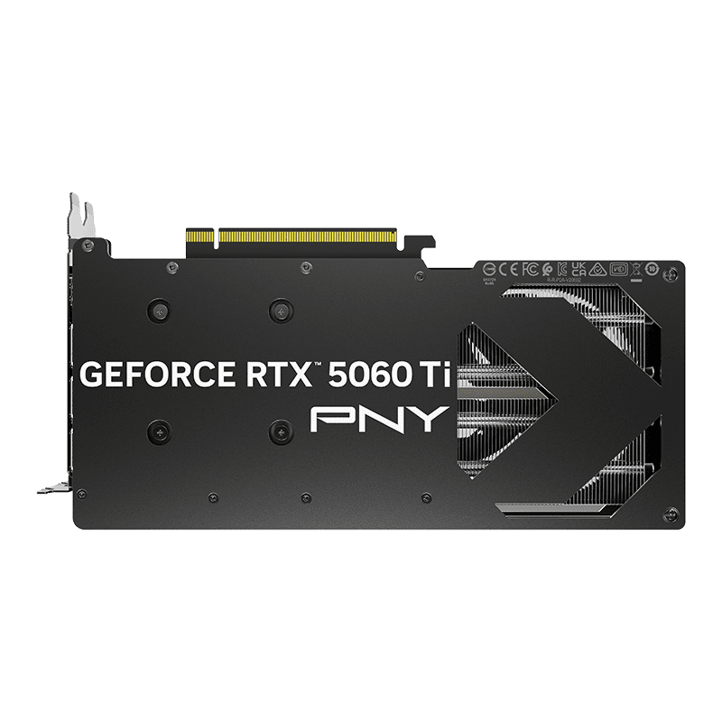 PNY NVIDIA GeForce rtxTM 5060 Ti OC Ventilador Dual  Tarjeta Gráfica 16GB GDDR7  Listo para Sff  2 Ranuras